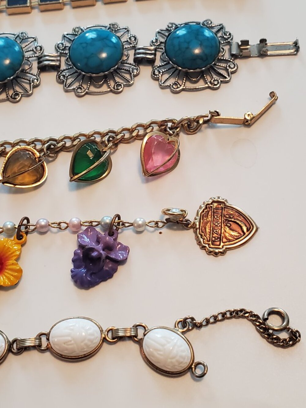 6 Bracelets, items # A -1887-1892, wt .111 grams. - Picture 4 of 16